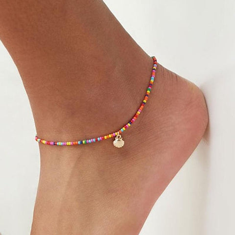 Fashion Beads Colour Shell Anklets