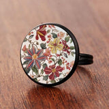 Glass Dome Cabochon Ring