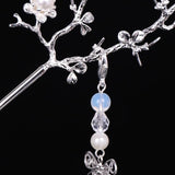 Vintage Crystal Bead Hair Clasp