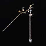 Vintage Crystal Bead Hair Clasp