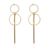 Long Circle Earrings for women