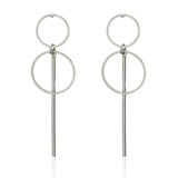 Long Circle Earrings for women