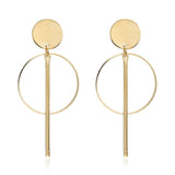 Long Circle Earrings for women