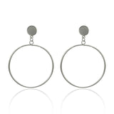 Long Circle Earrings for women
