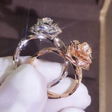 Dazzling Flower Ring