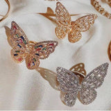 New Trendy Big Butterfly Ring