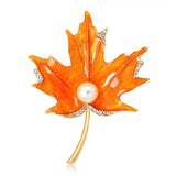 Leaves Design Metal Brooch