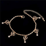 Flower Pendant Anklets