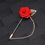 3D Rose Flower Brooch for Suits