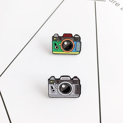 Cartoon Camera Brooches For Women